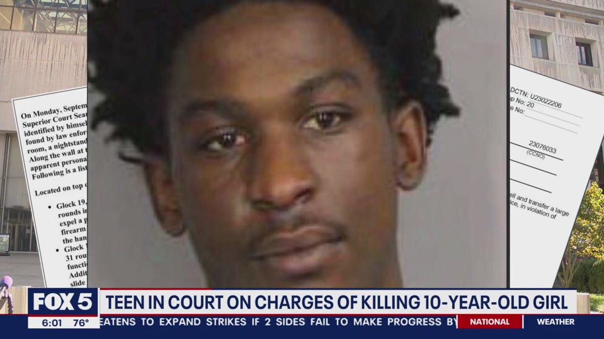 Suspect charged with murder of 10-year-old girl shot on Mother's Day appears in court